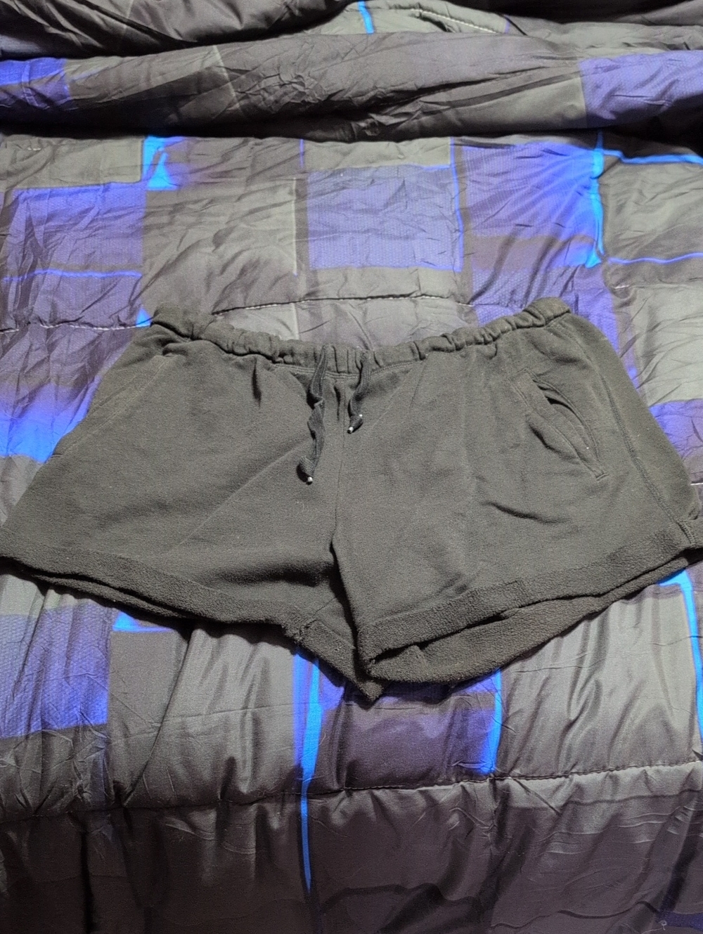 PINK Victoria's Secret Black Athletic Lounge Shorts
